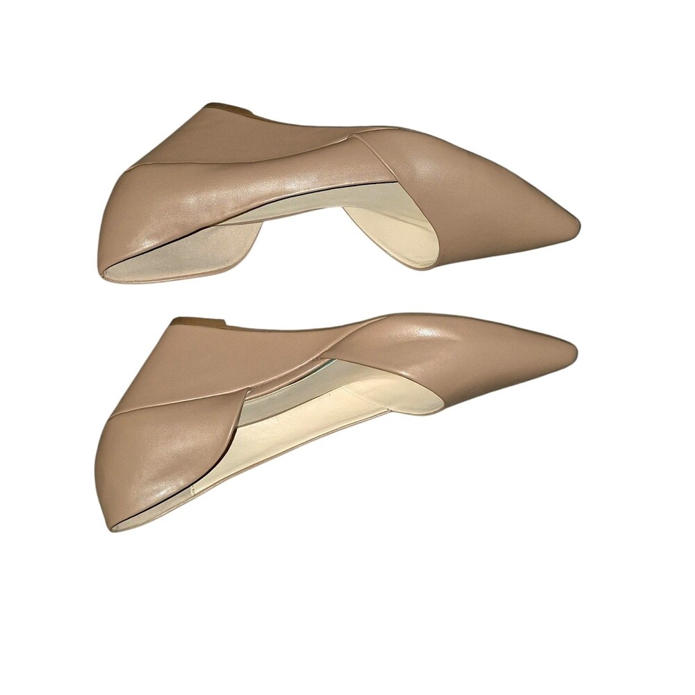 Kenneth Cole Tan Eltinn Wedges Women's Size 8.5M Norm Core Minimalist - Picture 5 of 6